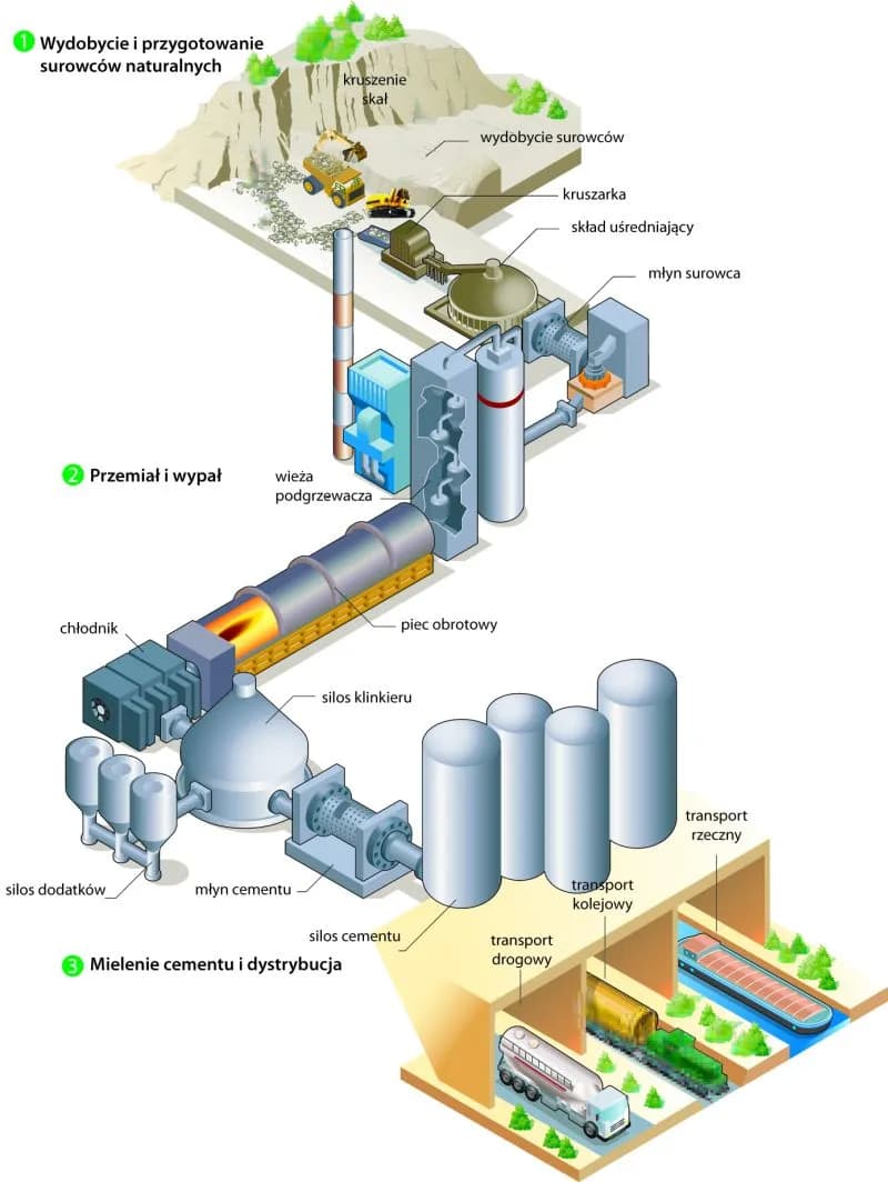 Jak produkuje się cement? Sekrety procesu i wpływ na środowisko