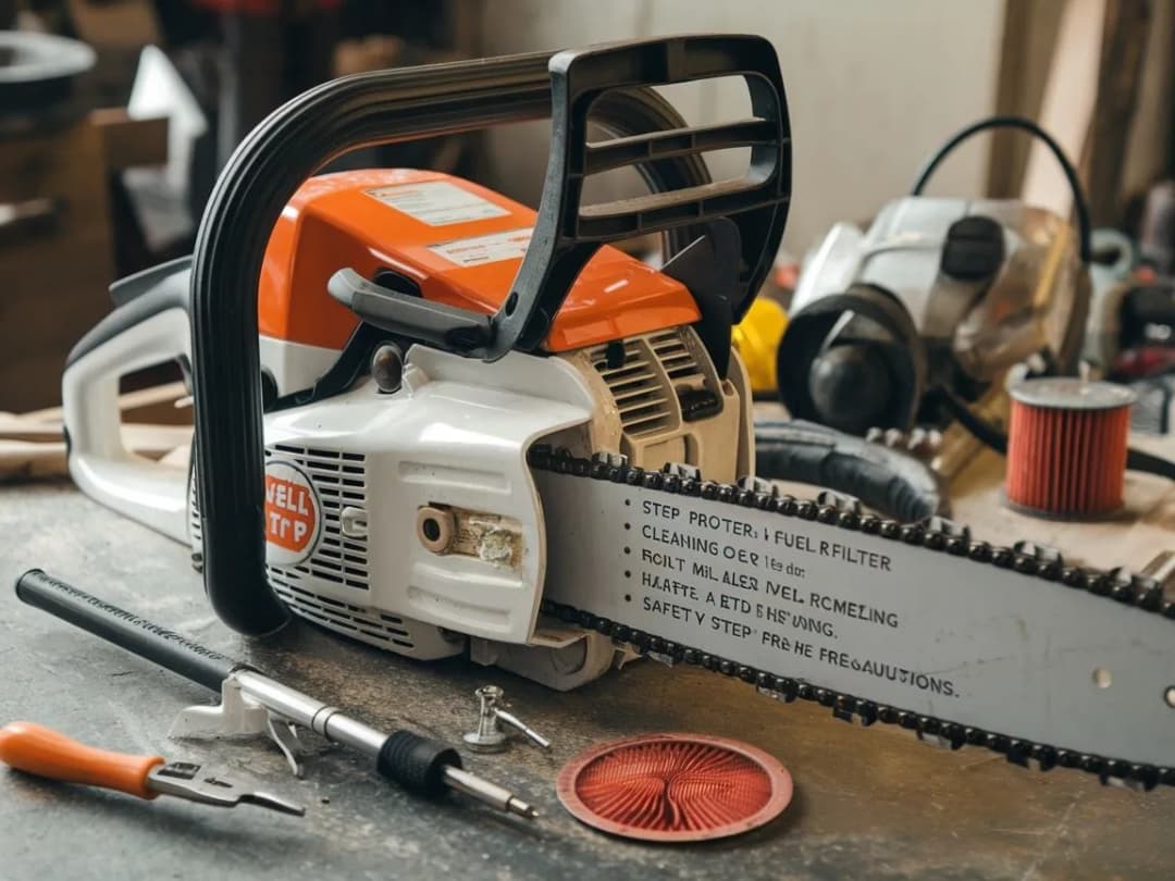 Jak skutecznie wyczyścić filtr paliwa w pilarce i uniknąć awarii – prosty poradnik