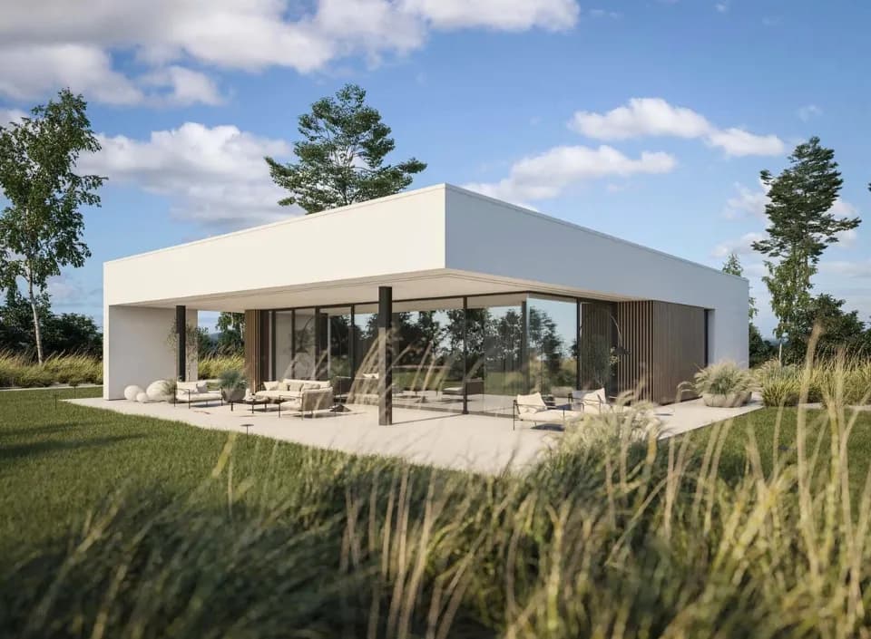 Ciekawe projekty domów z płaskim dachem, które zaskoczą każdego